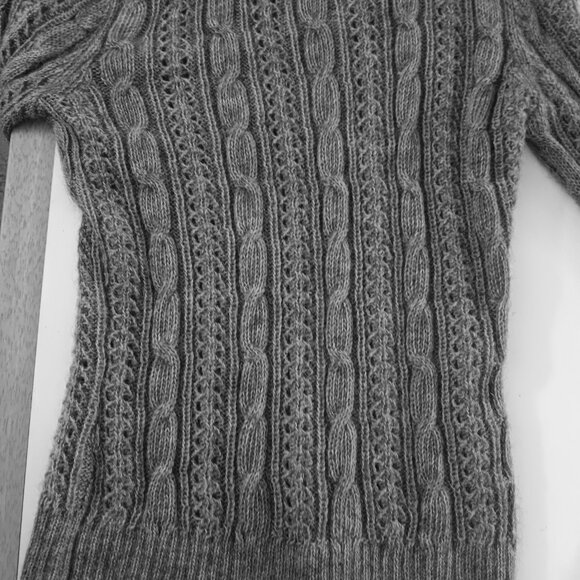 Tommy Hilfiger Grey Cowl Neck Sweater Size S/P - Picture 2 of 11